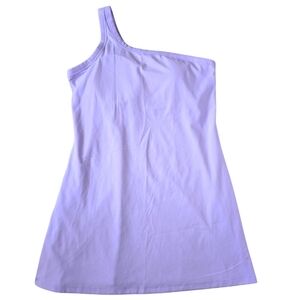 ALL IN MOTION Asymmetrical Active Tennis Dress Lilac Purple One Shoulder Medium